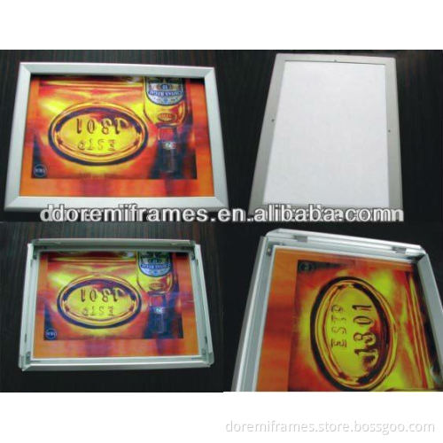 Aluminum Disply Snap Poster Frame In Elevator
